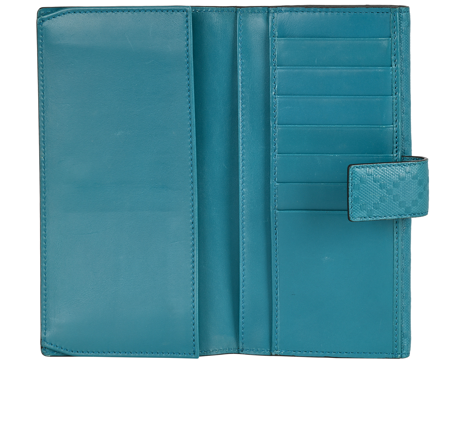 Gucci Diamond Bifold Long Wallet, &pound;150, Accessories, Blue, Leather, Other view